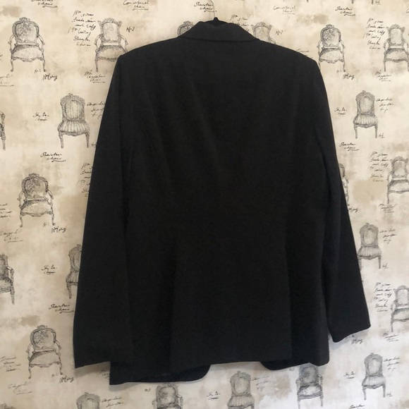 Black Blazer with Navy Panels - Picture 4 of 5